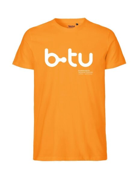 SOLID SHIRT MAN OKAY ORANGE WHITE S