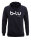 UNISEX SOLID HOODIE Navy Blue White S